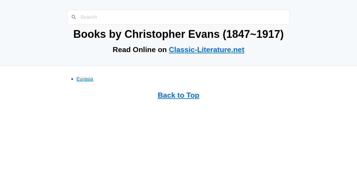 Christopher Evans